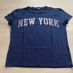 Navy Blue 'New York' T-Shirt